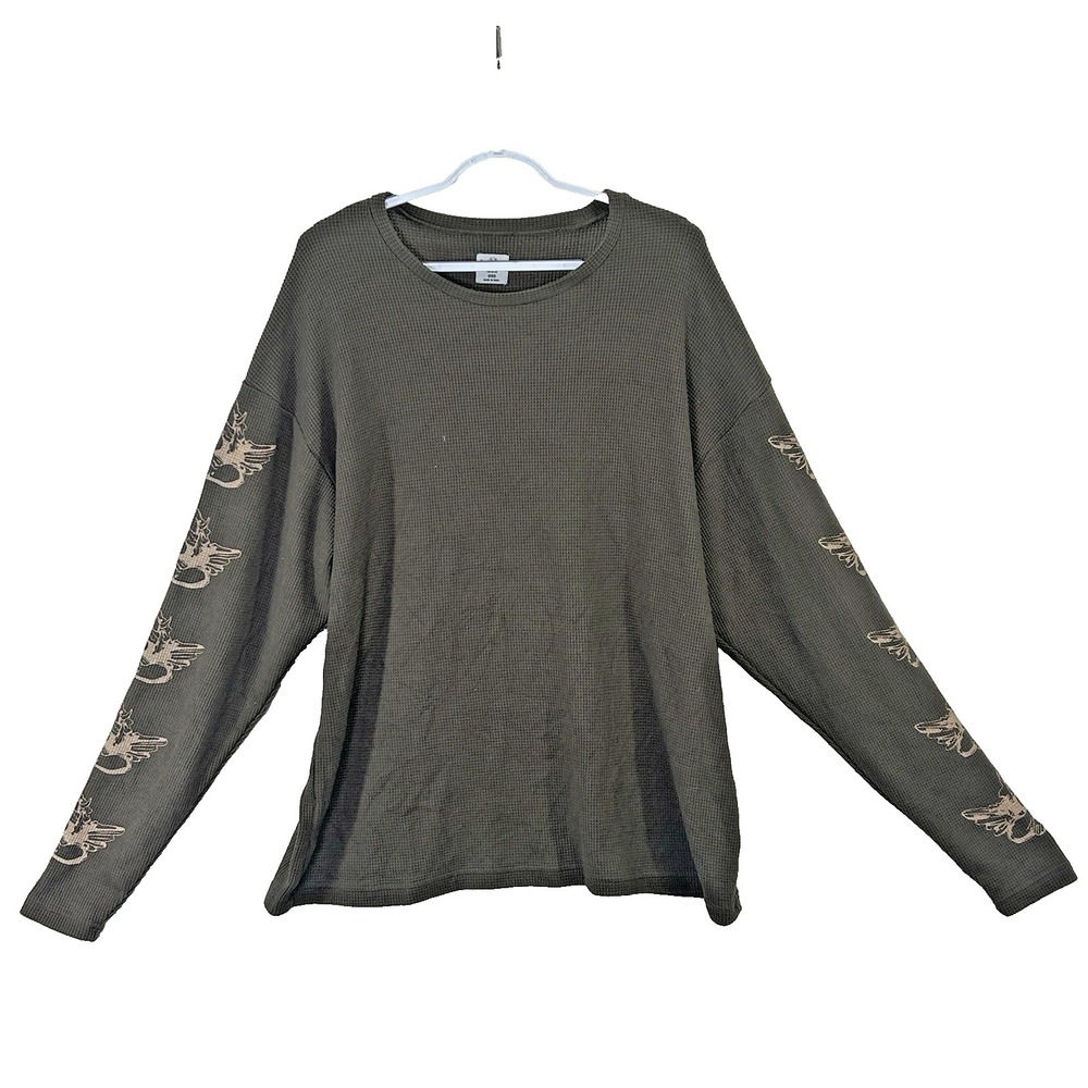 Boys Lie Long Sleeve Thermal Y2K Streetwear Women's One Size Only